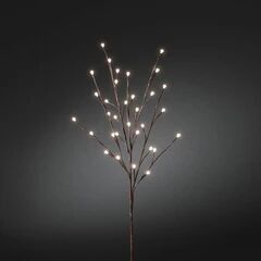 Konstsmide Dekorasjonskvist 100 cm med Cherry lights IP44 utendørs - Brun