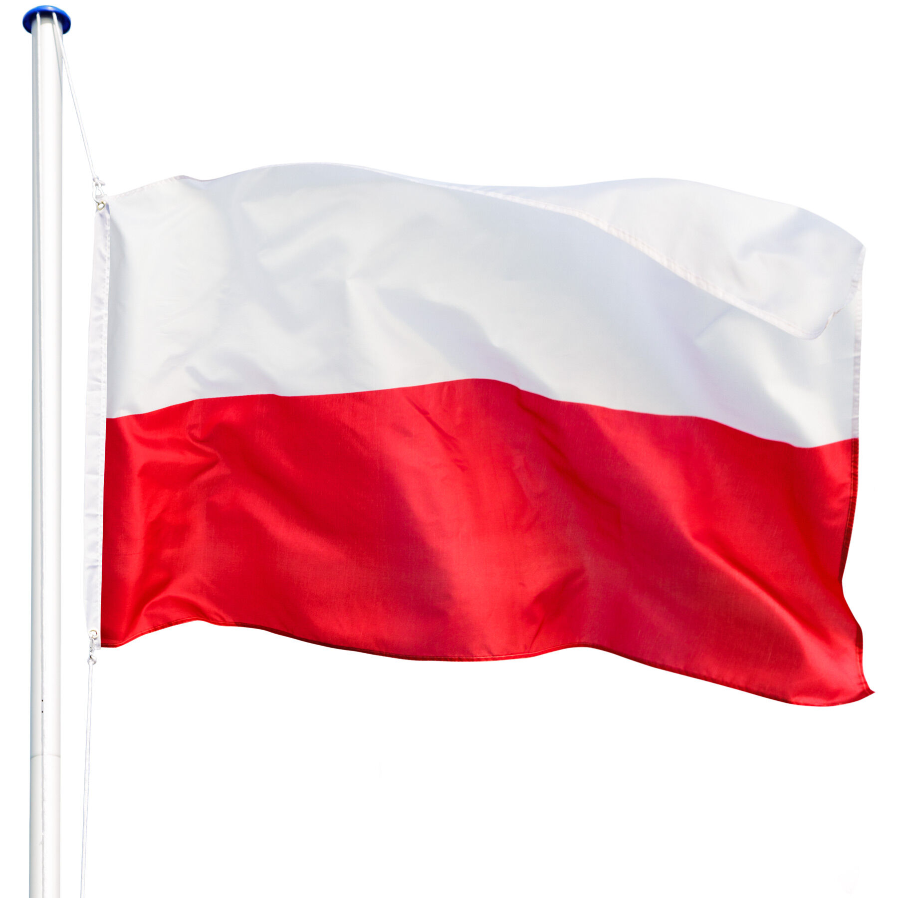 tectake Aluminium flaggstang - Polen
