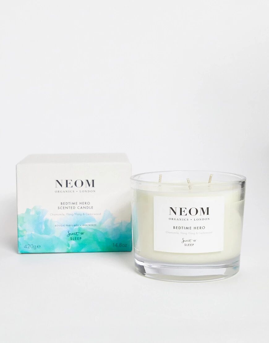 NEOM Bedtime Hero Scented Candle (3 Wick)-No colour  No colour