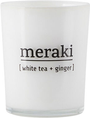 Meraki Scented Candle - White Tea & Ginger - 60 g