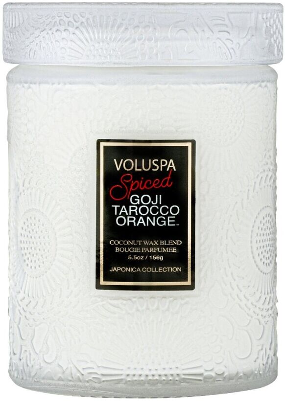 Voluspa Mini Glass Spiced Goji Tarocco Orange Interiør Hvit Unisex