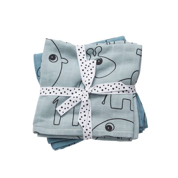 Done By Deer Teppe Swaddle Contour 2-Pack, Blue