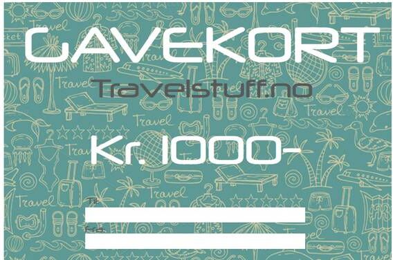 Gavekort Travelstuff.No