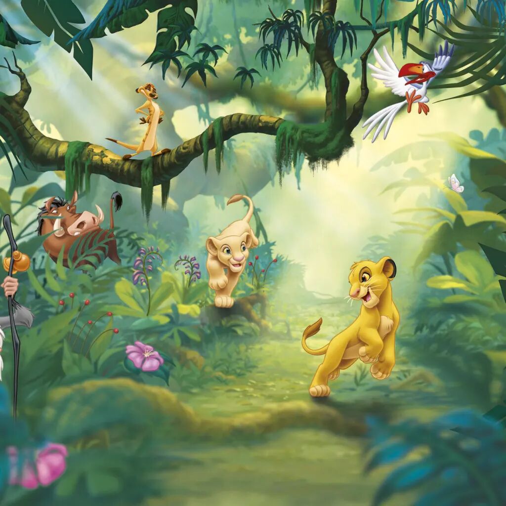 Komar Veggmaleri Lion King Jungle 368x254 cm