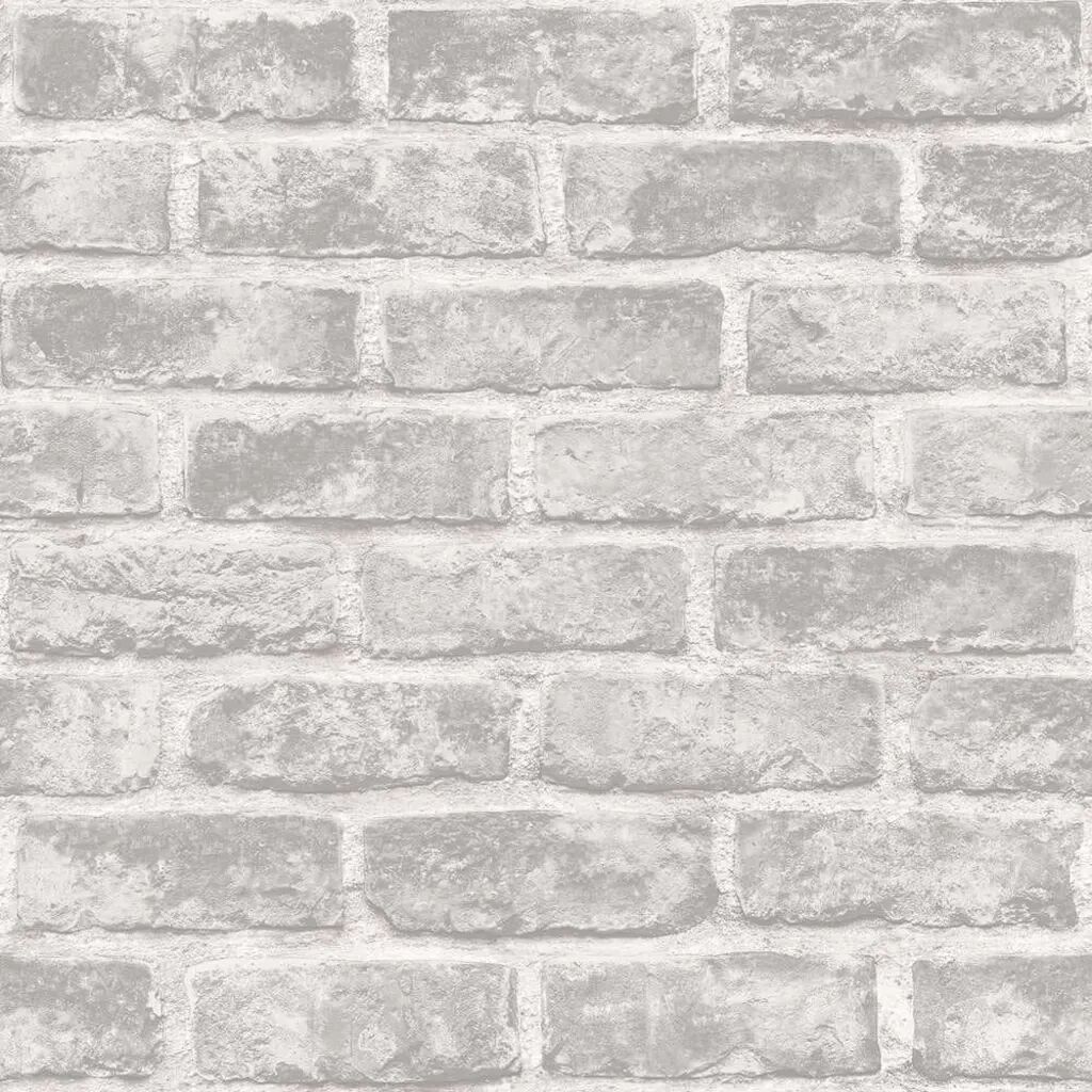 DUTCH WALLCOVERINGS Veggpanel murstein grå