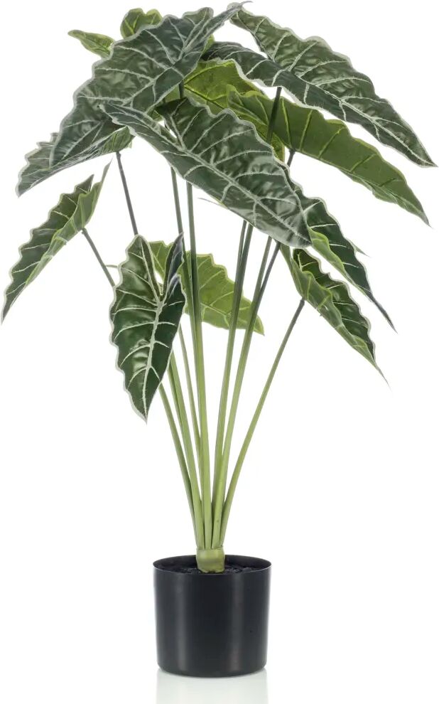 Emerald Kunstig alocasia i potte 80 cm