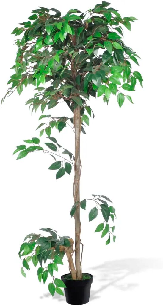 vidaXL Kunstig Ficus med Potte 160 cm