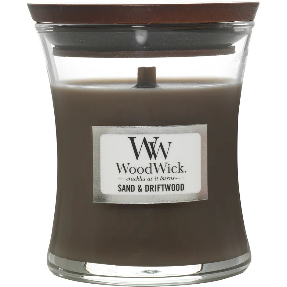 WoodWick Sand & Driftwood,  WoodWick Duftlys