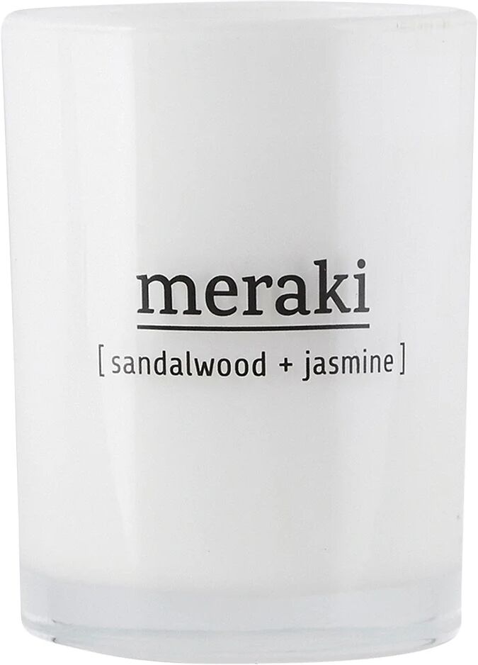 Meraki Sandalwood & Jasmine Scented Candle,  Meraki Duftlys