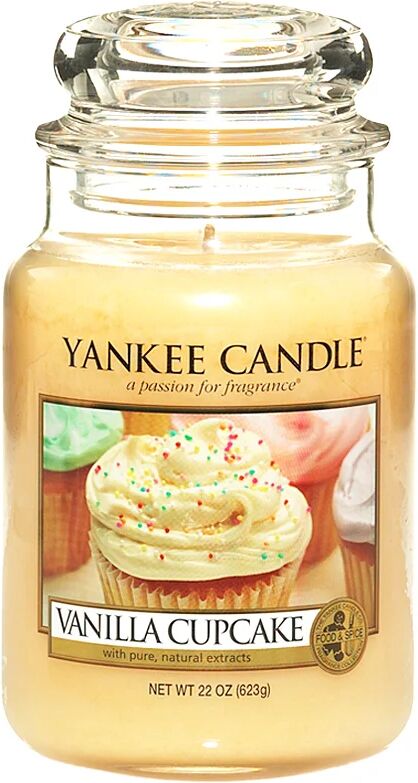 Yankee Candle Vanilla Cupcake, 623 g Yankee Candle Duftlys