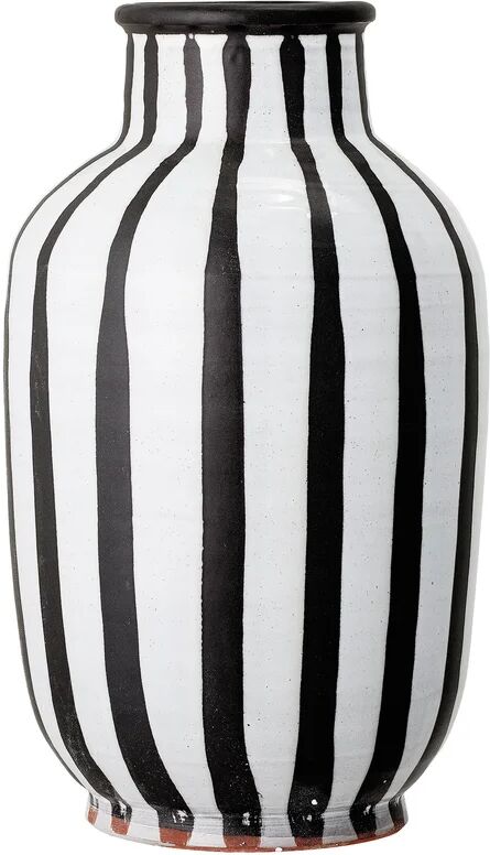 Bloomingville Schila vase terrakotta 44 cm Svart-hvit