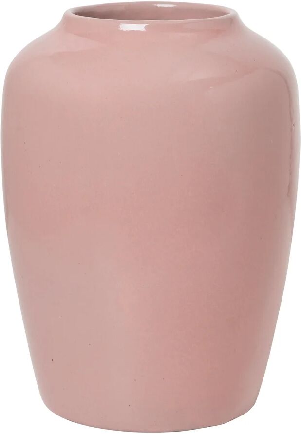 Broste Copenhagen Cph Curve keramikvase 24,5 cm Light red