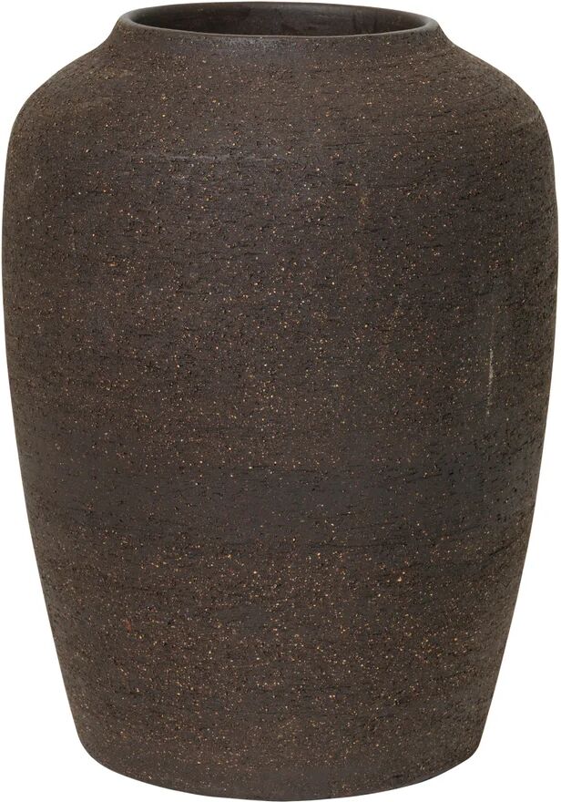 Broste Copenhagen Cph Curve keramikvase 24,5 cm Raw brown