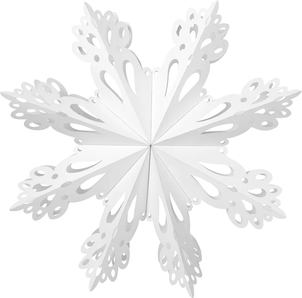 Broste Copenhagen Snowflake juledekorasjon White Ø 76 cm