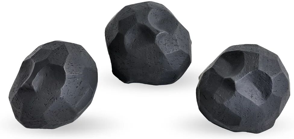 Cooee Design Pebble heads sculpture 3-pakning Coal