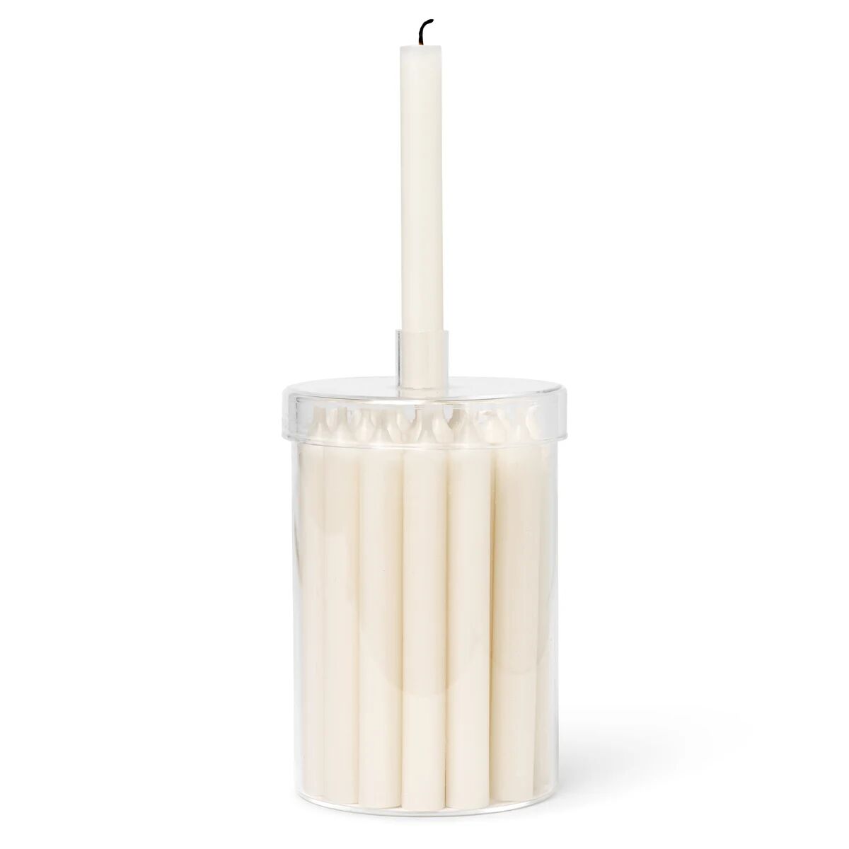 Ferm Living Countdown to Christmas glassboks med 24 lys Off white