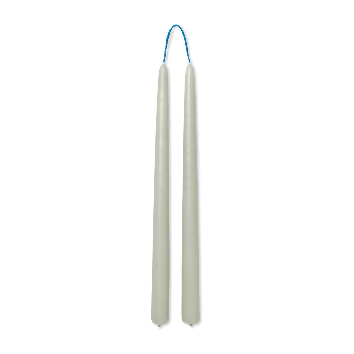 Ferm Living Dipped candles håndlagde lys 30 cm 2-pakning Sage