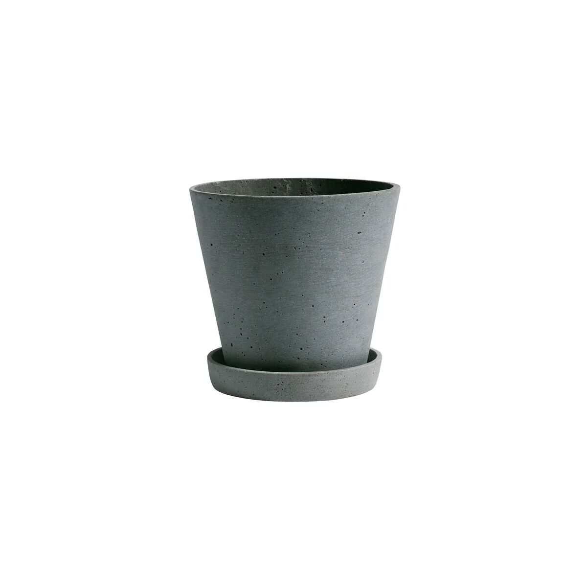 HAY Flowerpot with saucer krukke M Grønn