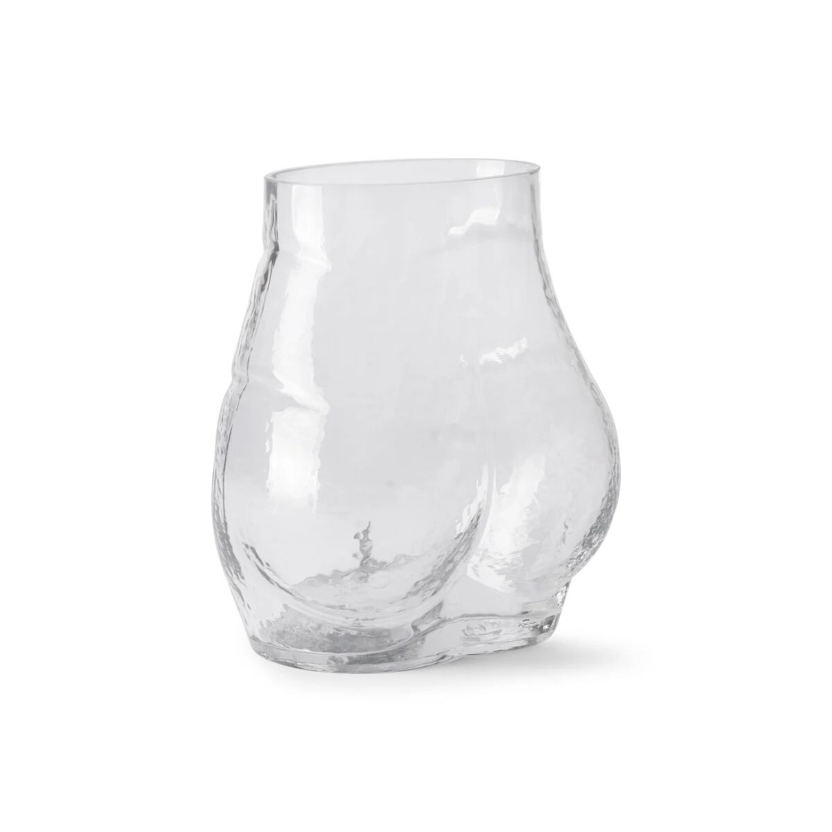 HK Living Bum glassvase Klar