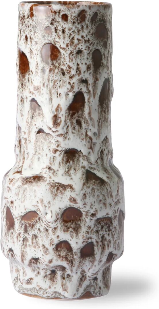 HK Living Retro vase 20,5 cm Lava white