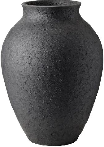 Knabstrup Keramik Knabstrup vase 20 cm Svart