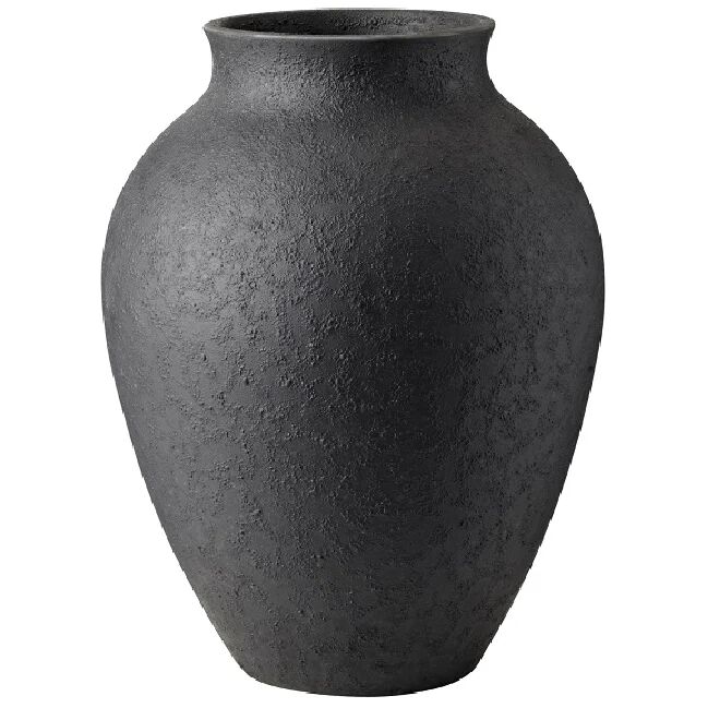 Knabstrup Keramik Knabstrup vase 35 cm Svart