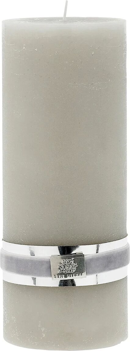 Lene Bjerre Rustic lys silver grey Ø7,5 cm 20 cm