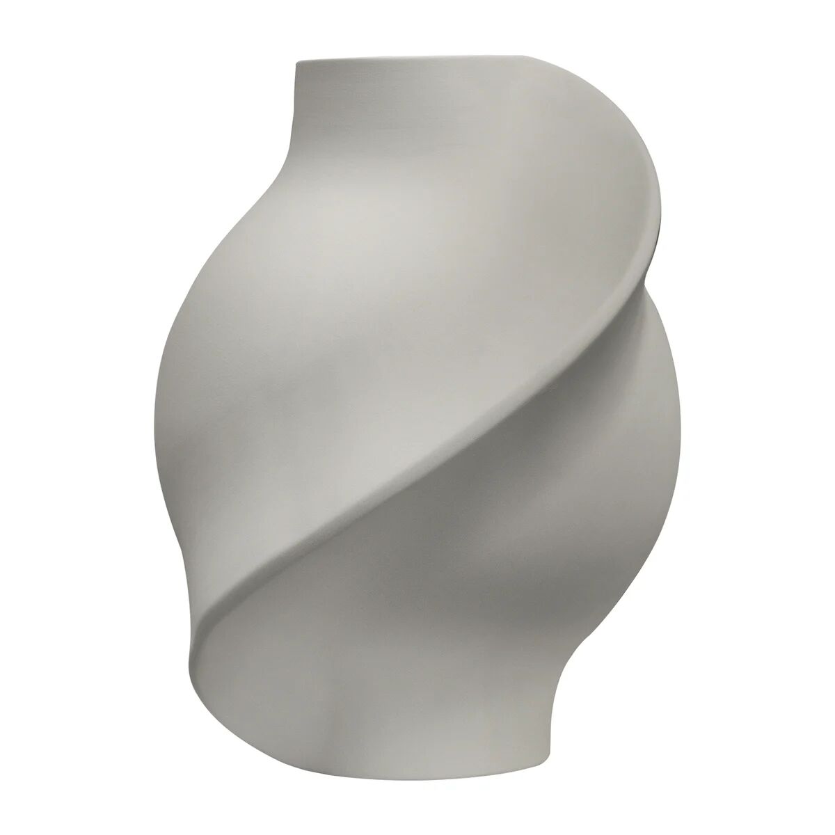 Louise Roe Copenhagen Pirout vase 01 22 cm Sanded Grey