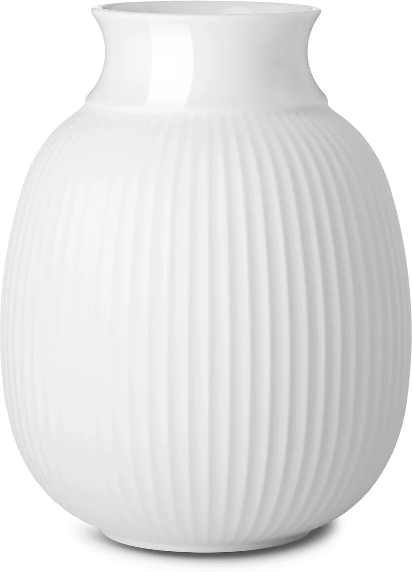 Lyngby Porcelæn Lyngby Curve vase 17,5 cm Hvit