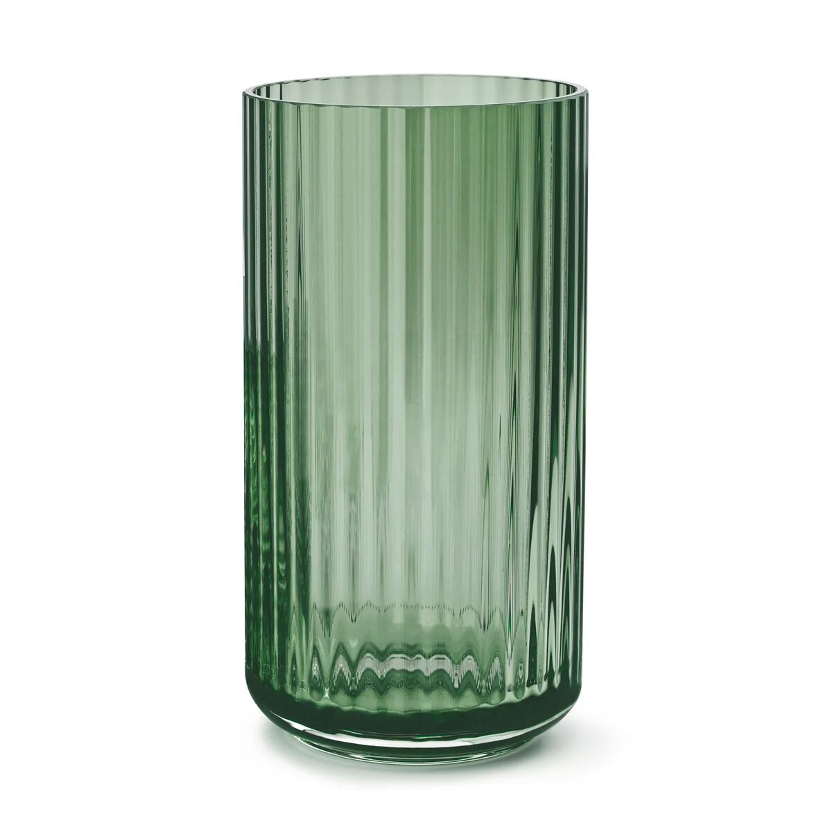 Lyngby Porcelæn Lyngby vase glass Grønn 19 cm