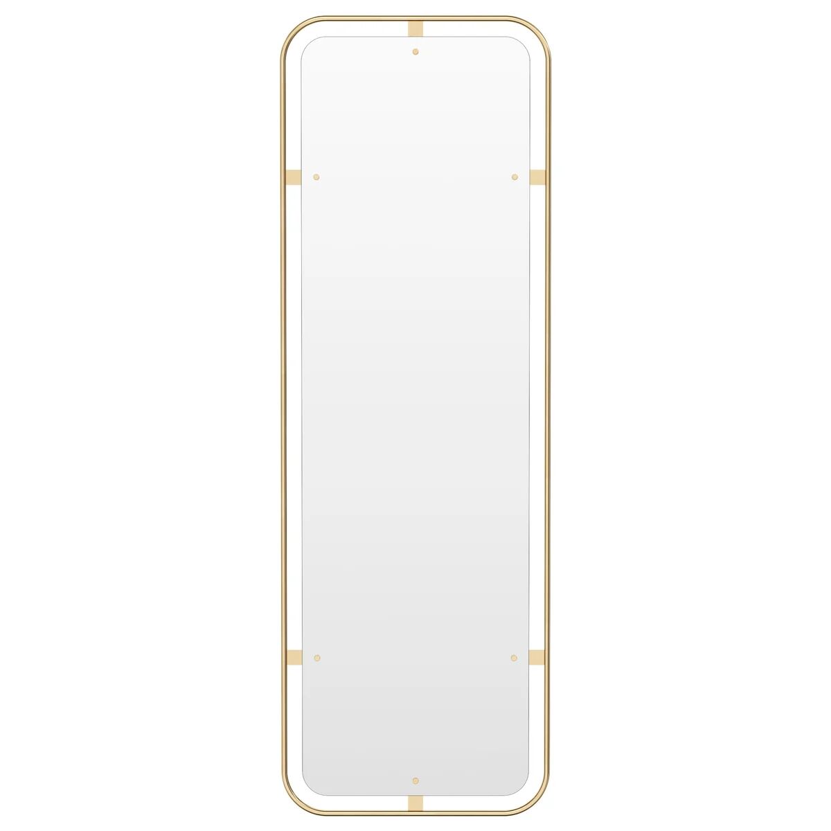 Menu Nimbus speil rektangulær Polished brass