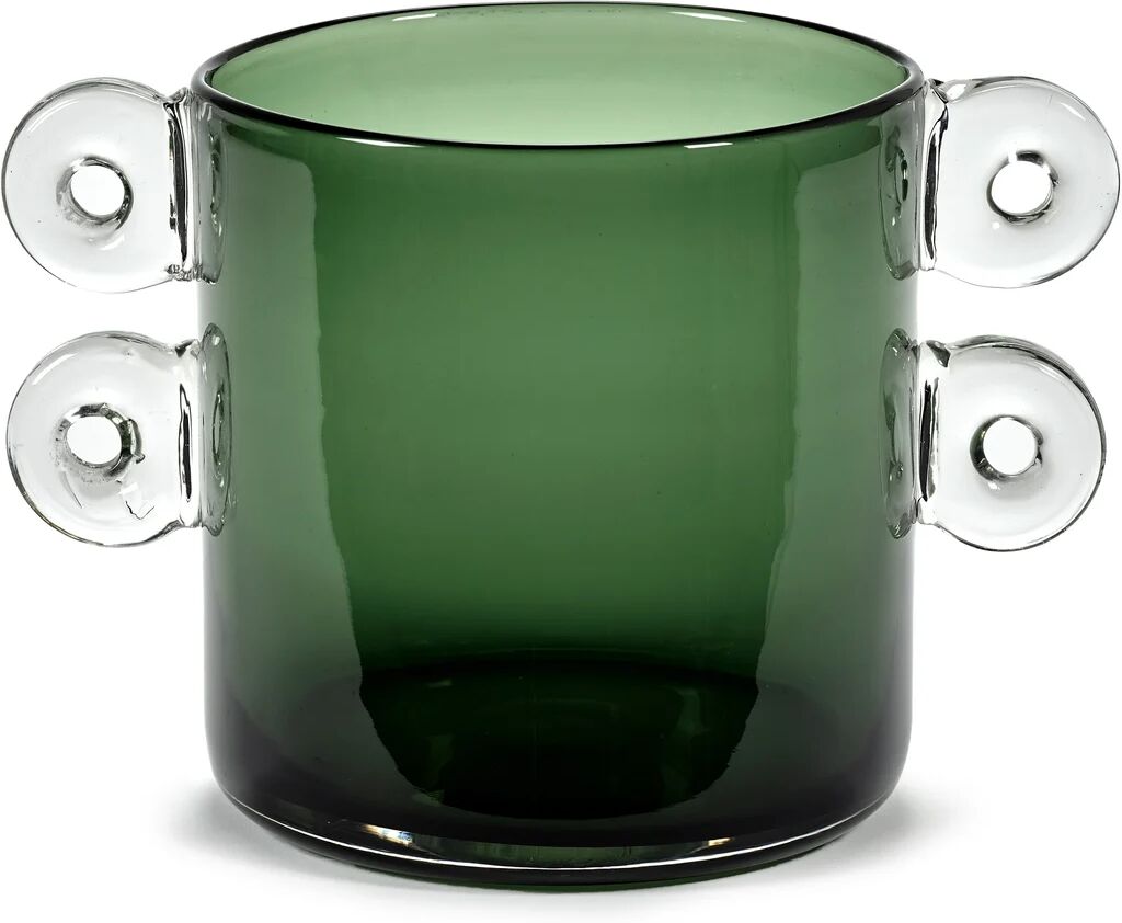 Serax Wind & Fire vase med hank 18 cm Dark green