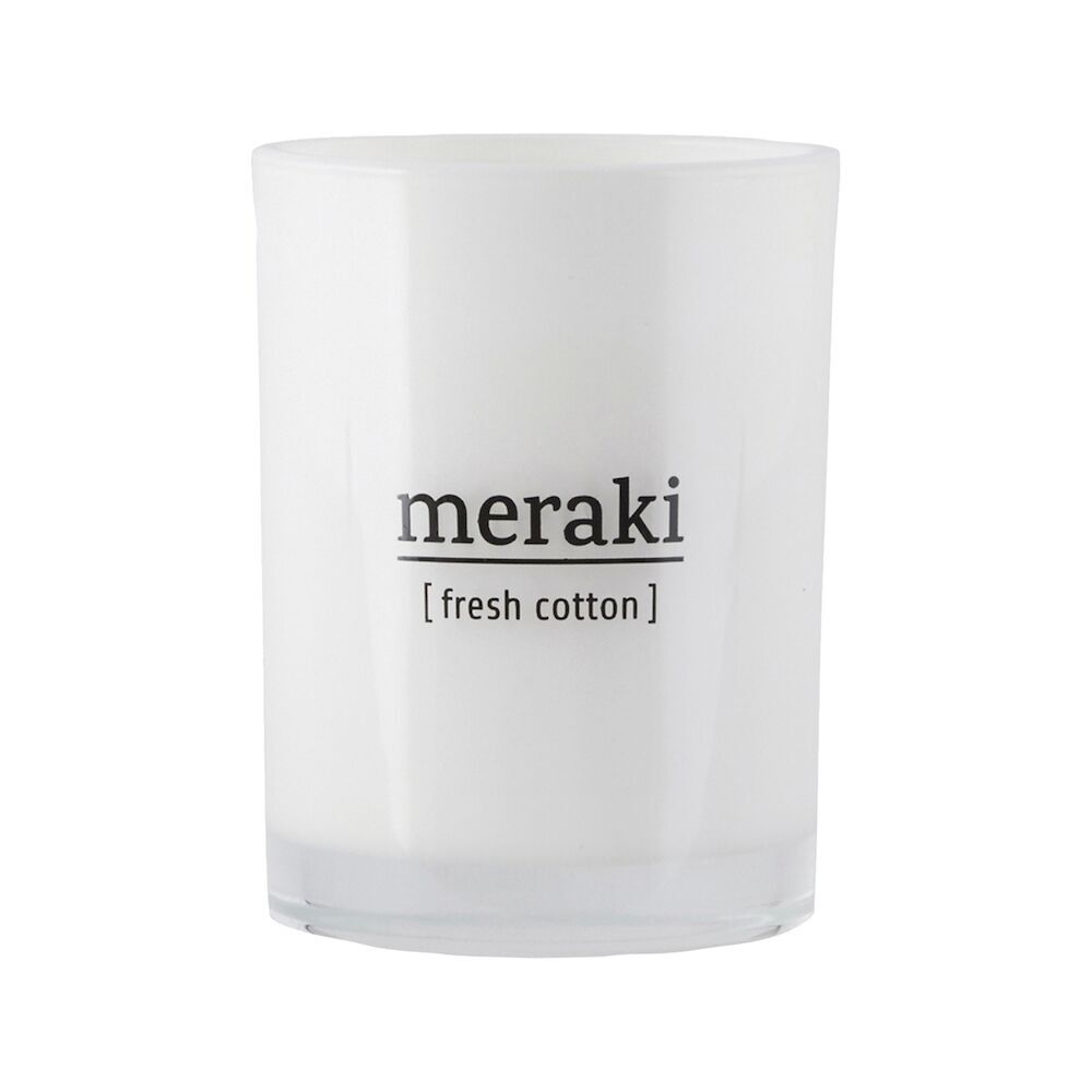 Meraki Fresh Cotton Scented Candle - 35 Timer