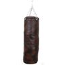 OZAIA Saco de boxe pequeno vintage em pele TYSON - A. 76 cm - Castanho