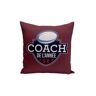 Fabulous Red Cushion 40X40 Cm Treinador Do Ano Rugby Sport Ballon Stade Xv