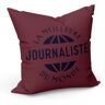 Fabulous Red Cushion O Melhor Jornalista Do Mundo Media News Information 40X40Cm