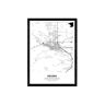 Nacnic Póster con mapa de Helena USA (A4)