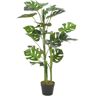 Maison Exclusive Planta Costela-De-Adão Artificial com Vaso 100 Cm Verde