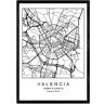 Nacnic Póster Mapa Valencia (A3)