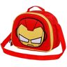 Disney Iron Man Bobblehead Bolsa Porta Merenda 3D Vermelho