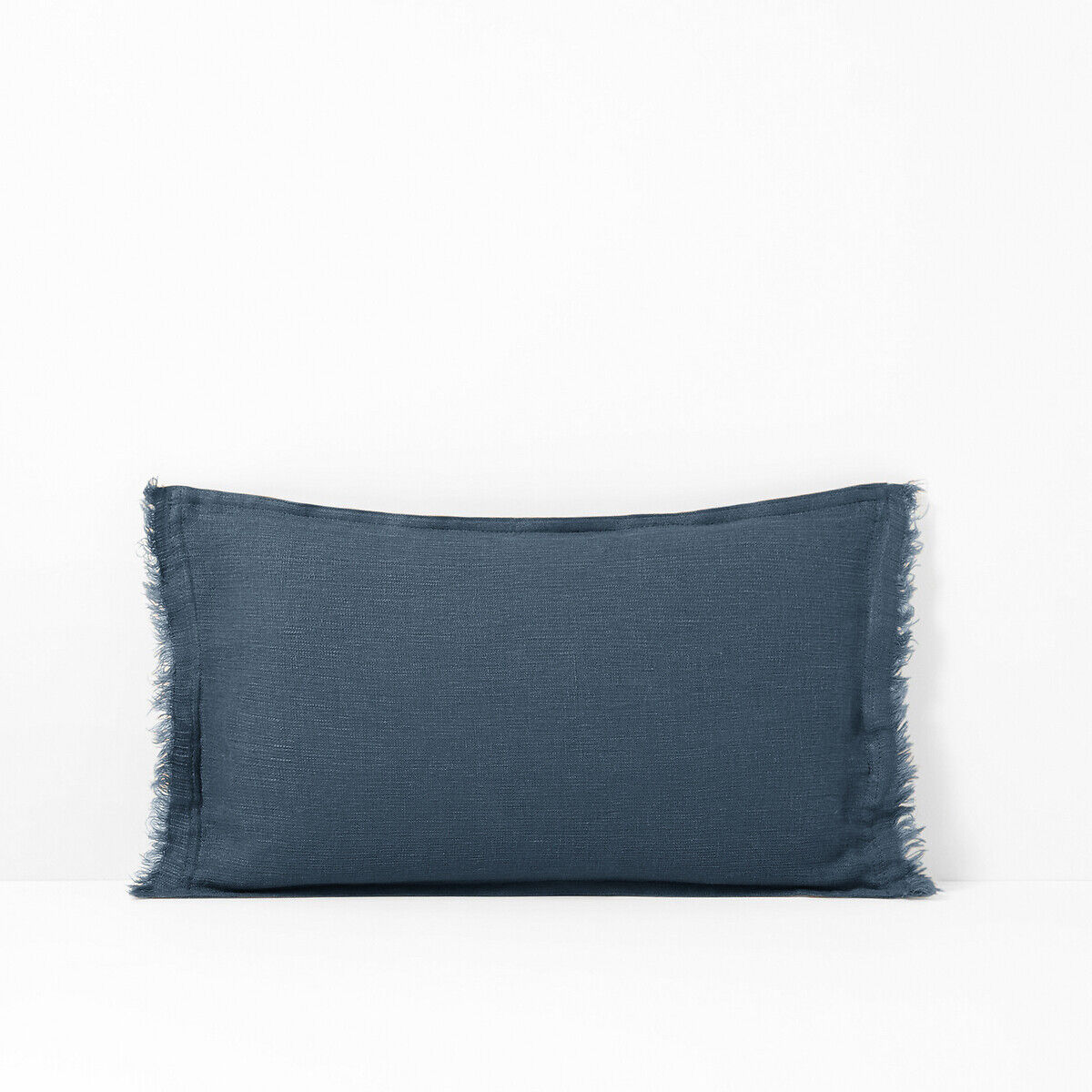 La Redoute Interieurs Capa de almofada em linho lavado, Linange   Azul-prússia