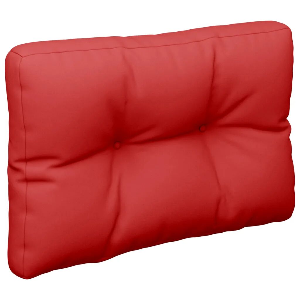 vidaXL Almofadão para sofá de paletes 60x40x12 cm vermelho