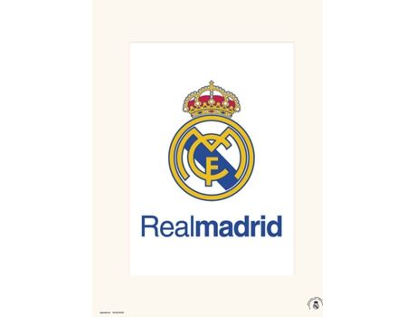 Real Madrid Print 30X40cm - Escudo