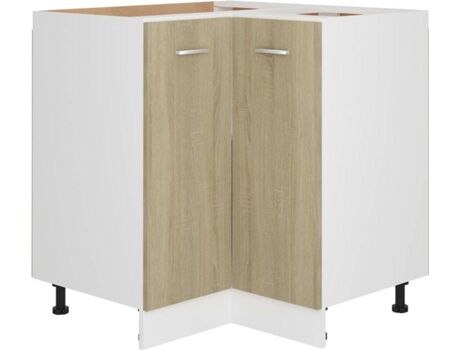 Vidaxl Armário Inferior Corner Bottom Cabinet 802492 (Madeira - 75.5 x 75.5 x 80.5 cm)