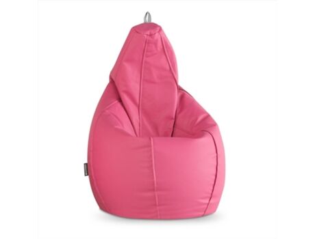 Happers Pufe XL Indoor em Forma de Pêra Rosa