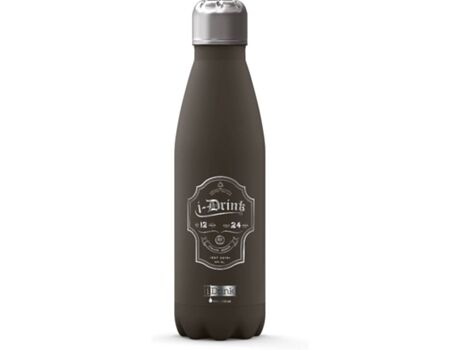 I Drink Garrafa Térmica Cinzento Metalizado 500 ml