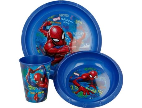 Spiderman Conjunto de Cozinha SPI62440-63-U Azul (Plástico)