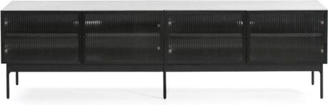 Bazar Mondiale Móvel TV Blur (Preto - MDF - 180x40x51 cm)