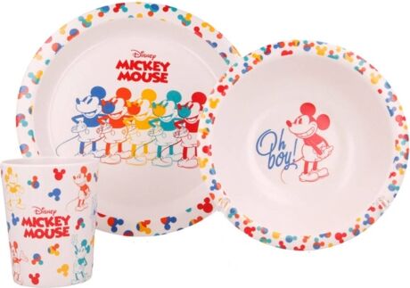 Mickey Mouse Conjunto de Cozinha MOU65954-00-U Branco (Plástico)