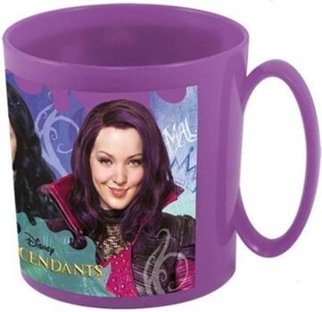 Disney Caneca Plástica Descendentes (Roxo)